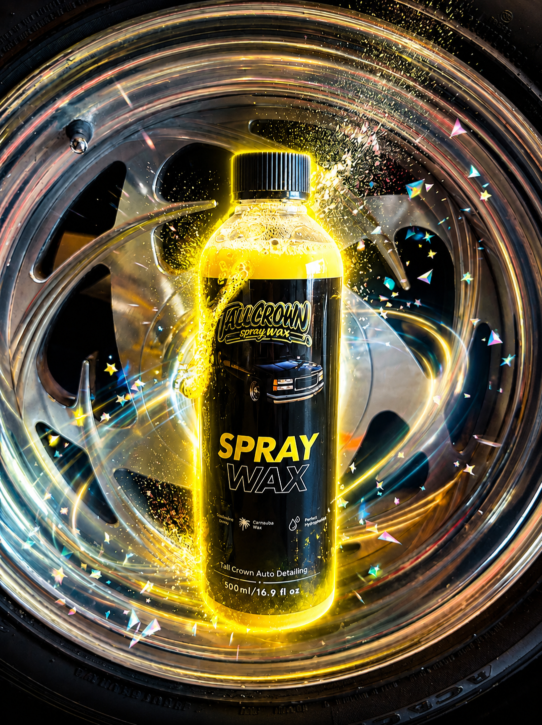 Spray wax & Tire shine